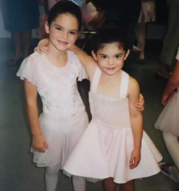 Check out this throwback photo of Kendall and Kylie Jenner